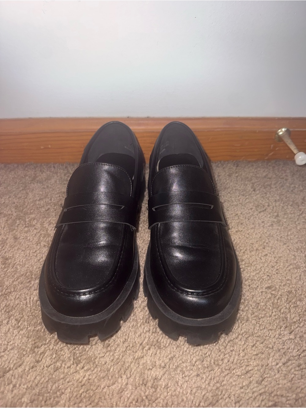 Women’s Black Loafers - Picture 4 of 8